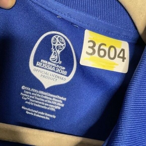 NWOT FIFA World Cup Russia 2018 Official Licensed Product Polo Shirt Men Size M - Picture 6 of 12